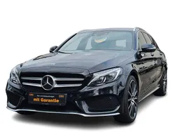 Schwarz Gebraucht 2017 Mercedes C250 AMG line Kombi | 18.990 € (Fairer Preis)