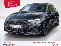 Mythosschwarz metallic Gebraucht 2024 Audi A3 S-Line Limousine | 31.975 € (Superpreis)