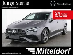Lack mountaingrau Gebraucht 2024 Mercedes CLA200 AMG Coupé | 37.880 € (Fairer Preis)