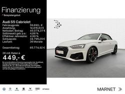 Gletscherweiß metallic/verdeck Gebraucht 2023 Audi S5 Cabriolet Competition Cabrio | 59.890 € (Teuer)