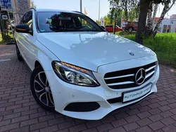 Diamantweiß bright (designo Gebraucht 2015 Mercedes C180 Avantgarde Kombi | 13.800 € (Guter Preis)
