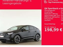 Mythosschwarz metallic Gebraucht 2022 Audi Q4 Sportback e-tron Ambiente SUV | 33.795 € (Fairer Preis)