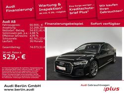 Mythosschwarz metallic Gebraucht 2022 Audi A8 Ambiente Limousine | 66.900 € (Teuer)