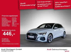 Gletscherweiß metallic Gebraucht 2022 Audi A3 Sportback e-tron S-Line Limousine | 36.740 €