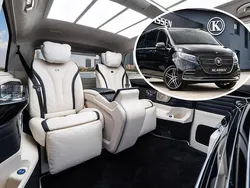 Schwarz Neu 2025 Mercedes V300 Luxury Van / Kleinbus | 374.850 €