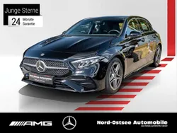 Unilack nachtschwarz Gebraucht 2024 Mercedes A200 AMG Limousine | 30.590 € (Guter Preis)
