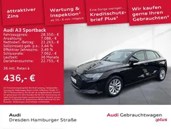 Mythosschwarz metallic Gebraucht 2025 Audi A3 Ambiente Limousine | 28.350 € (Fairer Preis)