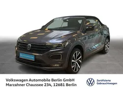 Rauchgrau metallic/schwarz Gebraucht 2021 VW T-Roc Cabriolet R-line Cabrio | 29.830 € (Teuer)