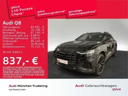 Mythosschwarz metallic Gebraucht 2023 Audi Q8 Competition SUV | 83.991 € (Etwas zu teuer)