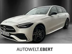 Unilack polarweiß Gebraucht 2024 Mercedes C220 AMG Kombi | 52.480 €