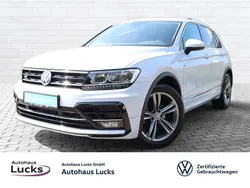 Silber (white silver metallic) Gebraucht 2019 VW Tiguan R-line SUV | 24.649 € (Superpreis)