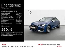 Ascariblau metallic Gebraucht 2024 Audi S3 Sport Limousine | 45.670 € (Fairer Preis)