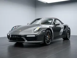 Achatgraumetallic Gebraucht 2018 Porsche 911 Turbo S Cabriolet Chrono Cabrio | 164.900 € (Etwas zu teuer)