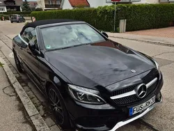 Schwarz Gebraucht 2017 Mercedes C200 AMG line Cabrio | 27.900 € (Fairer Preis)