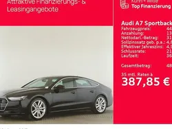 Schwarz Gebraucht 2022 Audi A7 Sportback Ambiente Kleinwagen | 44.999 € (Guter Preis)