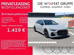 Nardograu matteffektlack audi Neu 2025 Audi RS6 Performance Kombi | 149.242 € (Superpreis)