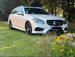 Weiß Gebraucht 2015 Mercedes E350 AMG line Kombi | 22.000 € (Fairer Preis)