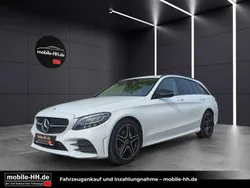 Polarweiss unilack Gebraucht 2020 Mercedes C220 AMG line Kombi | 25.990 € (Fairer Preis)