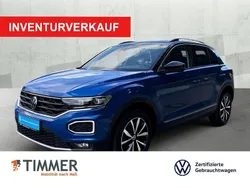 Ravennablau metallic schwarz Gebraucht 2021 VW T-Roc Style SUV | 21.780 € (Fairer Preis)