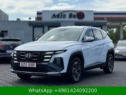 Atlas white / sol Gebraucht 2024 Hyundai Tucson Select SUV | 30.900 € (Superpreis)