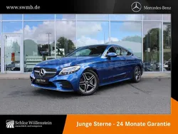 Blau Gebraucht 2023 Mercedes C200 AMG Coupé | 37.930 € (Guter Preis)