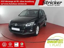 Deep black perleffekt (metallic) Gebraucht 2011 VW Tiguan Sportline SUV | 9.998 € (Fairer Preis)