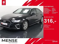 Mythosschwarz Gebraucht 2024 Audi A4 S-Line Limousine | 37.845 € (Superpreis)