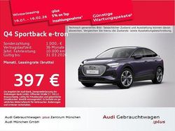 Violett Gebraucht 2025 Audi Q4 Sportback e-tron Sport SUV | 42.562 € (Superpreis)