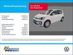 Weiß Gebraucht 2021 VW up! Kleinwagen | 11.590 € (Fairer Preis)