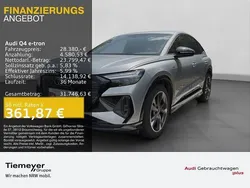 Silber Gebraucht 2022 Audi Q4 e-tron S-Line SUV | 28.380 € (Guter Preis)