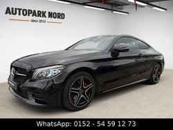 Obsidianschwarz metalliclack Gebraucht 2019 Mercedes C200 AMG line Coupé | 29.999 € (Fairer Preis)