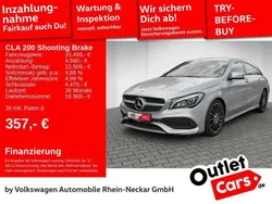 Polarsilber metallic Gebraucht 2017 Mercedes CLA200 Shooting Brake AMG line Kombi | 23.781 € (Fairer Preis)