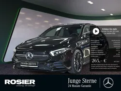 Schwarz / kosmosschwarz (metallic) Gebraucht 2022 Mercedes A35 AMG AMG Coupé | 36.450 € (Guter Preis)