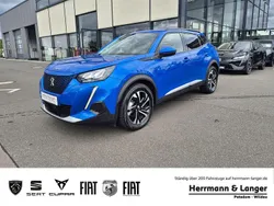 Blau Gebraucht 2021 Peugeot e-2008 Allure SUV | 17.999 € (Guter Preis)