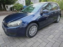Blau Gebraucht 2009 VW Golf VI Trendline Limousine | 4.750 € (Fairer Preis)