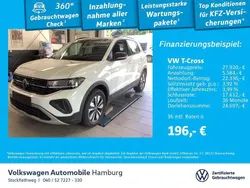 0q pure white Gebraucht 2024 VW T-Cross Goal SUV | 27.920 € (Fairer Preis)