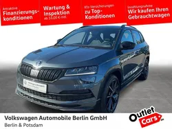 Grau Gebraucht 2021 Skoda Karoq SportLine SUV | 29.740 € (Guter Preis)