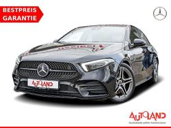 Schwarz Gebraucht 2018 Mercedes A250 AMG line Limousine | 28.950 € (Etwas zu teuer)