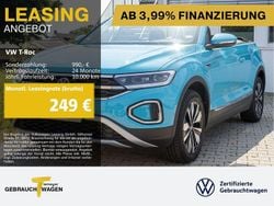 Teal blue Gebraucht 2024 VW T-Roc Cabriolet Move Cabrio | 23.480 € (Superpreis)