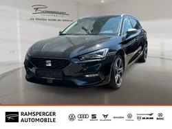 Schwarz (midnight schwarz metallic) Gebraucht 2021 Seat Leon ST FR Kombi | 18.930 € (Fairer Preis)
