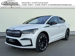 Weiss Gebraucht 2024 Skoda Enyaq iV SportLine SUV | 47.290 € (Superpreis)