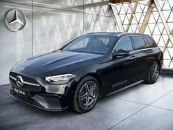 Schwarz Gebraucht 2024 Mercedes C220 AMG line Kombi | 44.988 €