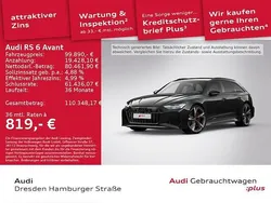 Mythosschwarz metallic Gebraucht 2023 Audi RS6 Performance Kombi | 99.890 € (Etwas zu teuer)