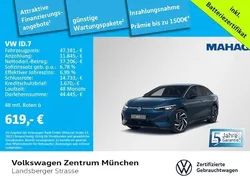 Blau Gebraucht 2024 VW ID.7 Pro Limousine | 47.381 € (Fairer Preis)