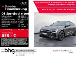Daytonagrau perleffekt Gebraucht 2023 Audi Q8 e-tron S-Line SUV | 62.990 € (Teuer)