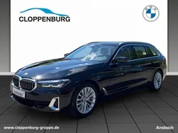 Schwarz Gebraucht 2022 BMW 520 Sport Line Kombi | 37.480 € (Etwas zu teuer)