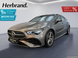 Metalliclack mountaingrau Gebraucht 2024 Mercedes CLA220 Shooting Brake AMG Kombi | 39.780 € (Teuer)