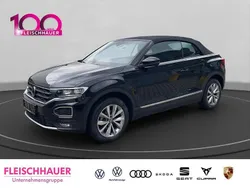 Schwarz Gebraucht 2021 VW T-Roc Cabriolet Style Cabrio | 23.990 € (Fairer Preis)
