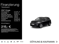 Schwarz Gebraucht 2022 VW T-Cross Style SUV | 21.430 € (Etwas zu teuer)