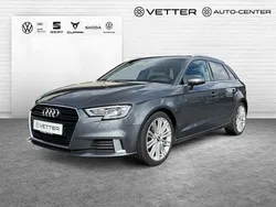 Monsungrau metallic Gebraucht 2018 Audi A3 Sportback Sport Limousine | 14.899 € (Guter Preis)